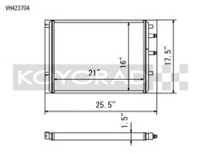 Load image into Gallery viewer, Koyo 15-20 BMW M3/M4 (F80/82/83) / 19-20 M2 Comp. (F87) Alum. High-Perf. Front Mount Heat Exchanger - Main Product View