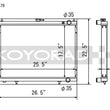 Load image into Gallery viewer, Koyo 1998-Aug 2000 Nissan Skyline GT-R R34 2.6L Turbo Radiator