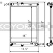 Load image into Gallery viewer, Koyo 2016 Mazda MX-5 Miata 2.0L I4 (MT) Aluminum Radiator