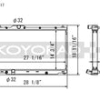Load image into Gallery viewer, Koyo 2017 Honda Civic Type-R Radiator