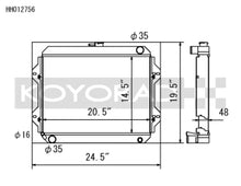 Load image into Gallery viewer, Koyo 76-77 Toyota Celica 2.2L I4 (MT) Radiator