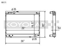 Load image into Gallery viewer, Koyo 86-92 Toyota Supra NA/Turbo MT Only (USDM Vehicles Req. M16x1.5 Plug) Radiator