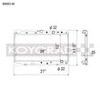 Load image into Gallery viewer, Koyo 88-91 Honda Civic / CRX EF Chassis w/B-Series (Manual Transmission) All-Aluminum Radiator