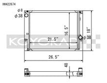 Load image into Gallery viewer, Koyo 88-99 BMW 3-Series inc. E36 M3 (MT / 6 Cyl. ONLY) Radiator