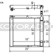 Load image into Gallery viewer, Koyo 89-92 Mazda RX-7 1.3L FC NA/Turbo (MT) N-FLO Technology Radiator  *OE Shroud Requires Trimming*