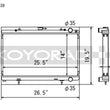 Load image into Gallery viewer, Koyo 89-94 Nissan 240SX S13 2.4L KA24E/DE (MT) Radiator