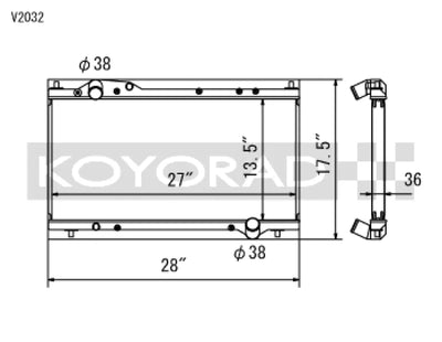 Koyo Radiator fits 1991-2005 Acura NSX – CI Motorsports