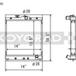 Load image into Gallery viewer, Koyo 92-00 Honda Civic Si/Del Sol (MT / w/ 28mm Hoses) Radiator
