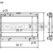 Load image into Gallery viewer, Koyo 95-02 Nissan Silvia S14/S15 2.0L Turbo Radiator