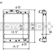 Load image into Gallery viewer, Koyo Honda 92-00 Civic/93-97 Del Sol 1.6L w/ 32mm Inlet/Outlet Pipes MT Radiator