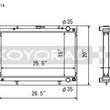 Load image into Gallery viewer, Koyo Nissan 89-93 Skyline GT-R/GT-S 2.6L (t)/88-94 Cefiro 2.0L (t)/89-93 Laurel 2.0L (t) Radiator
