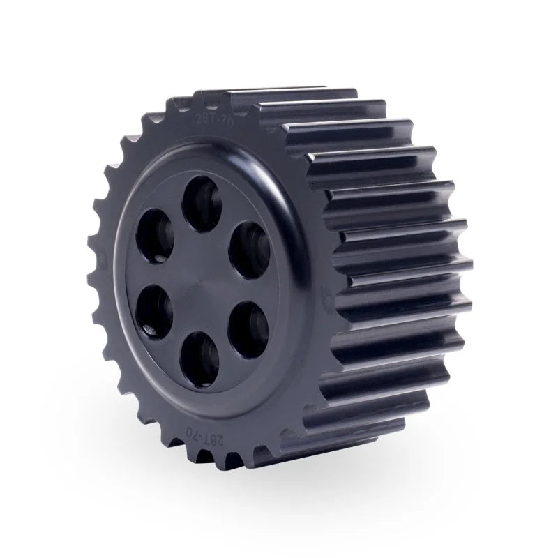 KraftWerks Cogged Pulley - 70mm Cogged 42mm Width (6 Bolt / Must Use Adapter Hub) - Back View