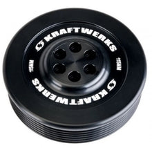 Load image into Gallery viewer, KraftWerks Supercharger Pulley - 115mm 7 Rib - Side View