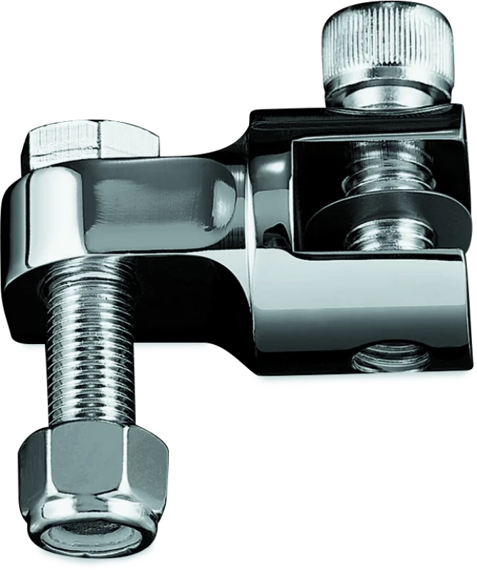 Kuryakyn 1-1/4in Stirrup Heel Rest Extenders Chrome - Main Product View