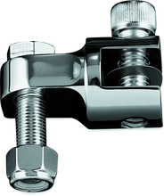Load image into Gallery viewer, Kuryakyn 1-1/4in Stirrup Heel Rest Extenders Chrome - Main Product View