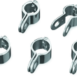 Load image into Gallery viewer, Kuryakyn 1inch Magnum Quick Clamp Chrome (Each)
