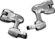 Load image into Gallery viewer, Kuryakyn 2in Adjustable Lockable Offsets With Male Mount Adapter Chrome - Main Product View