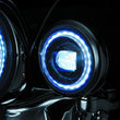 Load image into Gallery viewer, Kuryakyn 4-1/2inch Vision Passing Lmps Black - Side View