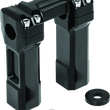 Load image into Gallery viewer, Kuryakyn 5inch Billet Handlebar Risers Black