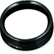 Load image into Gallery viewer, Kuryakyn 7inch Headlamp Trim Ring Gloss Black - Side View