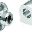 Load image into Gallery viewer, Kuryakyn Adj Stop Splined Peg Adapter Chrome