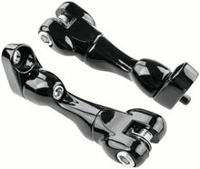 Load image into Gallery viewer, Kuryakyn Adjustable Passenger Peg Mount 93 and Up Touring Gloss Black - Main Product View