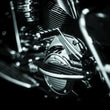 Load image into Gallery viewer, Kuryakyn Adjustable Passenger Pegs With ISO Small Pegs Chrome - Side View