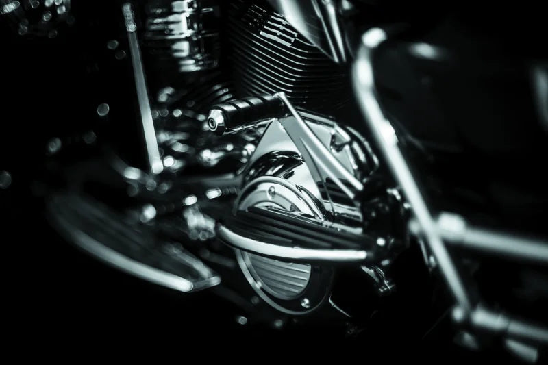 Kuryakyn Adjustable Passenger Pegs With ISO Small Pegs Chrome - Side View