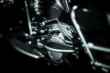 Load image into Gallery viewer, Kuryakyn Adjustable Passenger Pegs With ISO Small Pegs Chrome - Side View