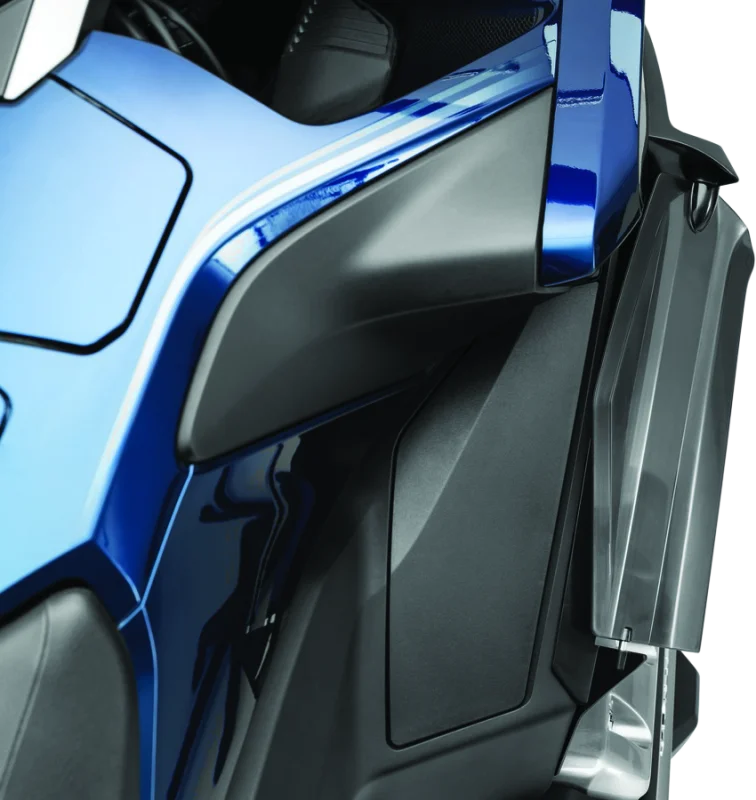 Kuryakyn Air Deflectors 18-Up Goldwing Dark Smoke - Side View