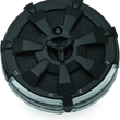 Load image into Gallery viewer, Kuryakyn Alley Cat Fuel &amp; Battery Gauge Gloss Black - Main Product View