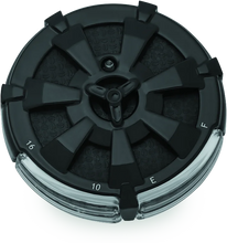 Load image into Gallery viewer, Kuryakyn Alley Cat Fuel &amp; Battery Gauge Gloss Black - Main Product View
