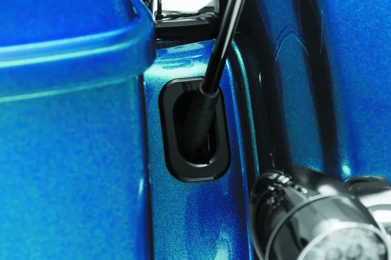 Kuryakyn Antenna Hole Accent Black - Side View