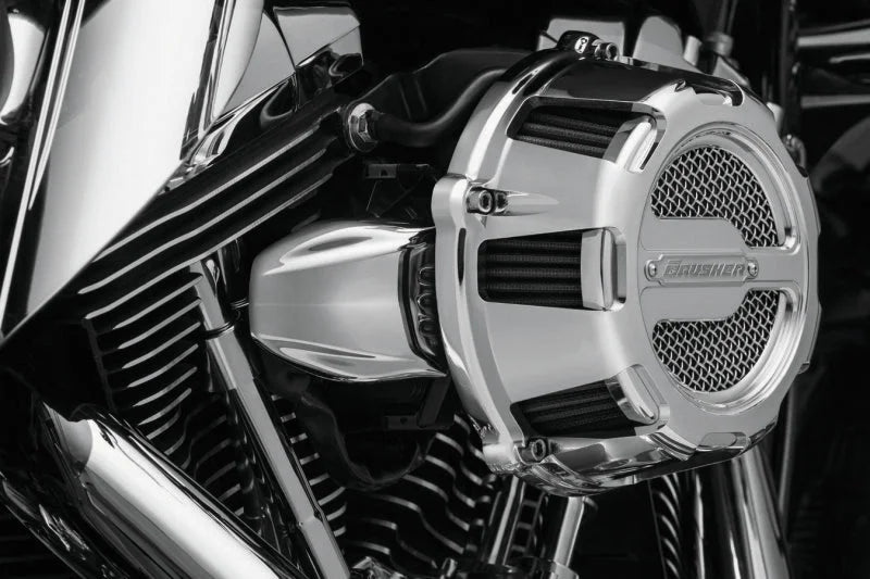 Kuryakyn Bantam Throttle Servo Cover Chrome - Side View