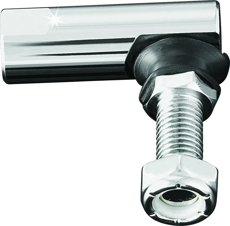Kuryakyn Barrel Style Right Hand Female 5/16in-24 Threads Chrome - Main Product View