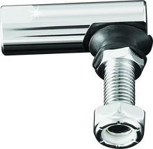 Load image into Gallery viewer, Kuryakyn Barrel Style Right Hand Female 5/16in-24 Threads Chrome - Main Product View