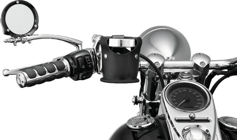Kuryakyn Beverage Carrier Perch Mount Chrome - Side View