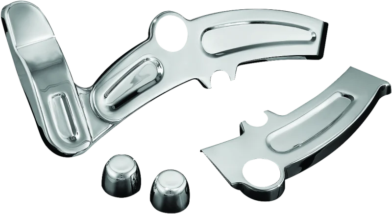 Kuryakyn Boomerang Frame Covers 08-17 Softails Chrome - Main Product View