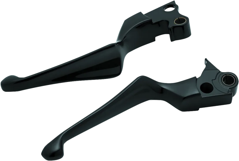 Kuryakyn Boss Blades Lever Set 96-Up Cable Gloss Black - Main Product View