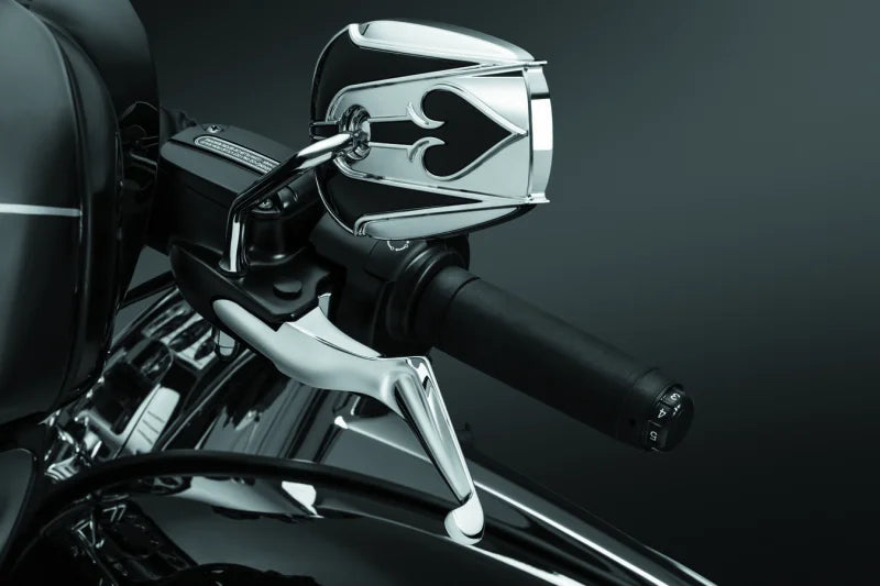 Kuryakyn Boss Blades Levers 14-16 Touring Chrome - Side View