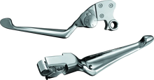 Load image into Gallery viewer, Kuryakyn Boss Blades With Adjustable Clutch 96-Up Cable Chrome - Main Product View