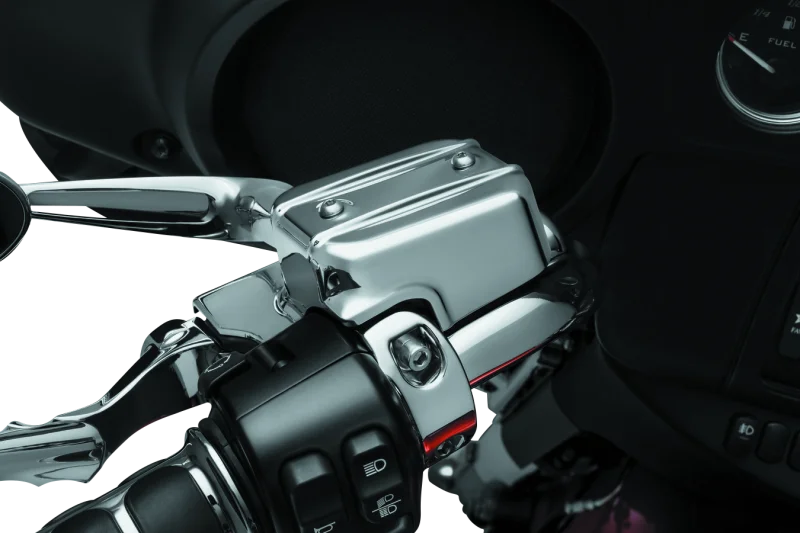 Kuryakyn Brake & Clutch Control Covers Chrome - Side View