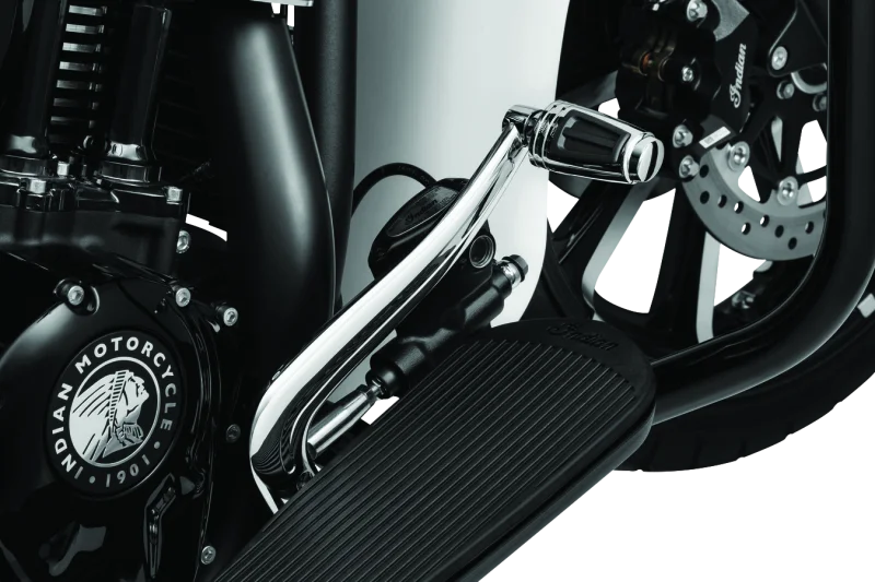 Kuryakyn Brake Pedal Indian Chrome - Side View