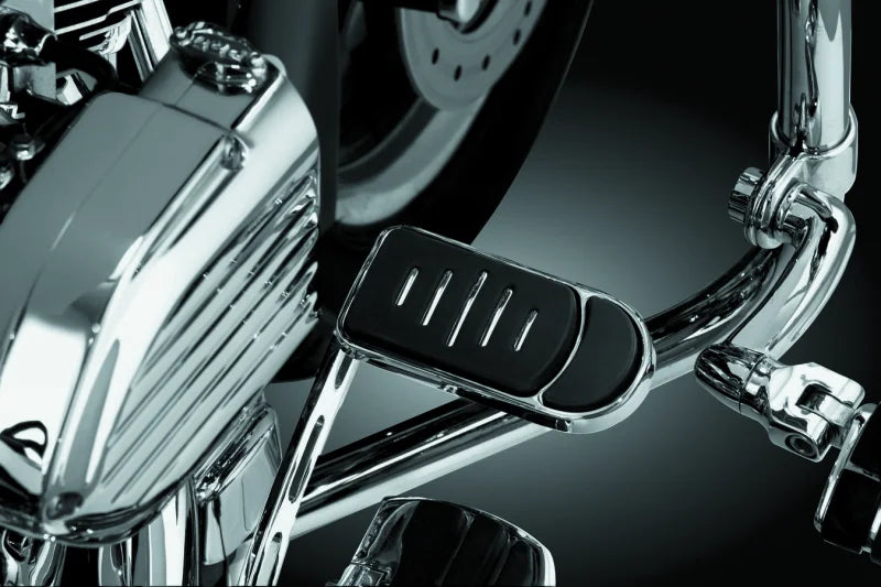 Kuryakyn Brake Pedal Pad Extension Chrome - Side View