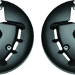 Load image into Gallery viewer, Kuryakyn Brake Rotor Cover Honda 01-17 GL1800 Gloss Black - Main Product View