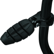 Load image into Gallery viewer, Kuryakyn Brute Highway Peg Mount Black - Side View