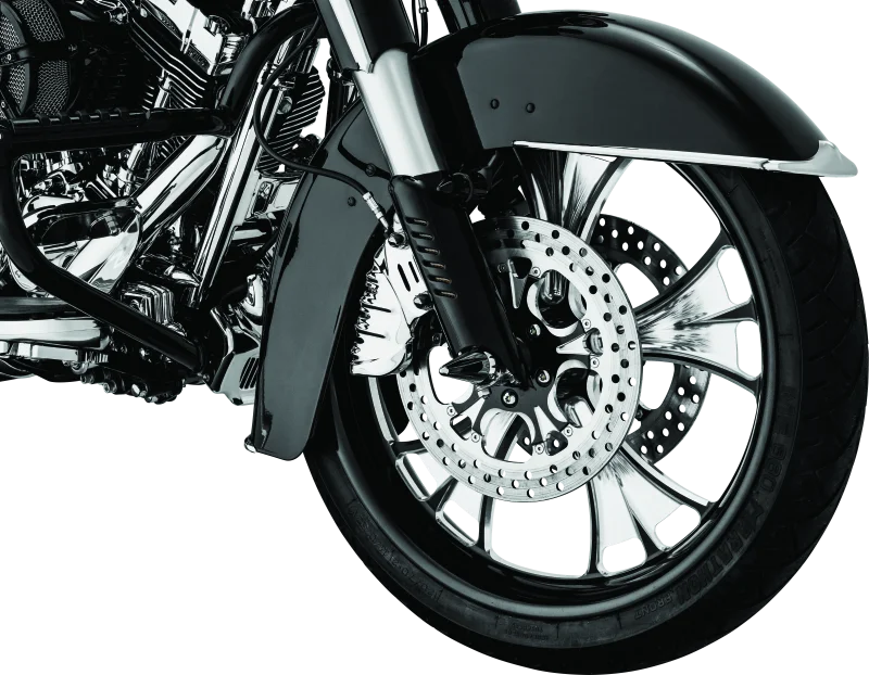 Kuryakyn Caliper Covers For Brembo Calipers Chrome - Side View