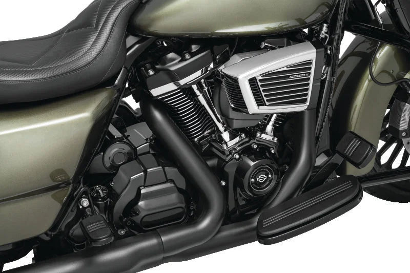 Kuryakyn Classic Faceplate Hypercharger ES Black & Chrome - Side View