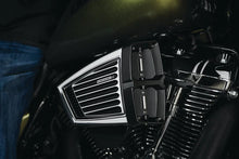 Load image into Gallery viewer, Kuryakyn Classic Faceplate Hypercharger ES Black &amp; Chrome - Installation View