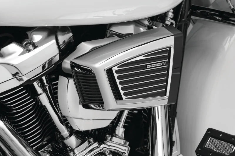 Kuryakyn Classic Faceplate Hypercharger ES Black & Chrome - Additional View 6